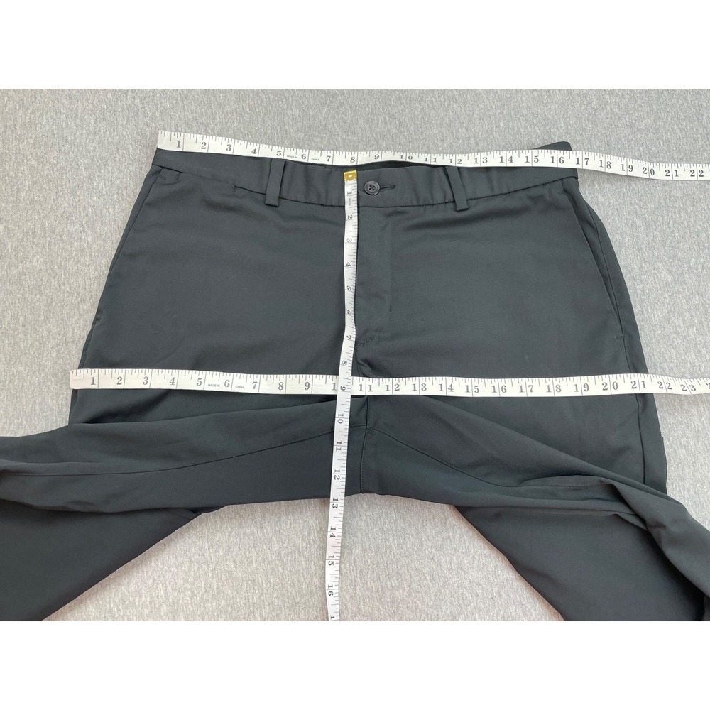 Nike Pants Mens 32 X 32 Black Performance Stretch Dri-Fit Flat Front Golf - Picture 5 of 6